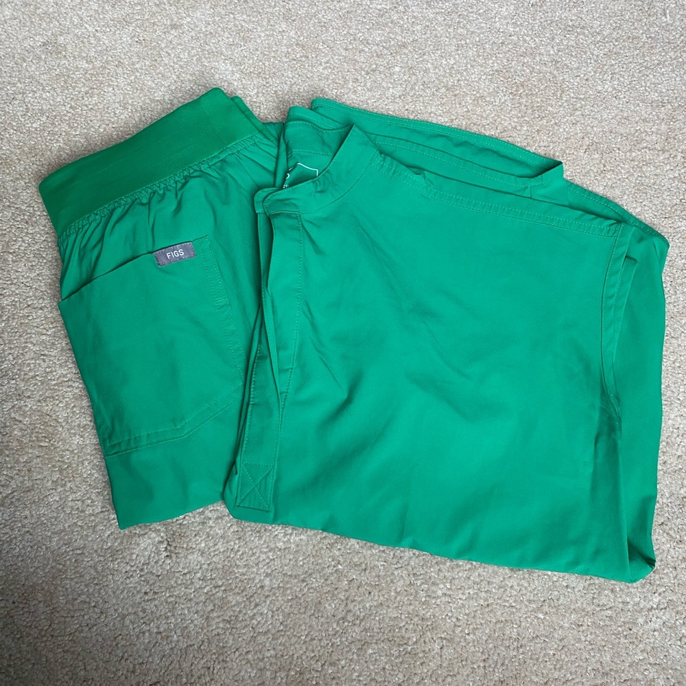 Figs Scrubs xs & small / tall - bright green